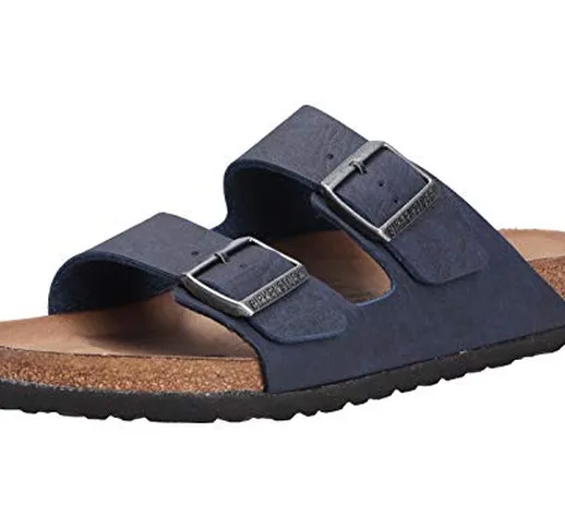 Birkenstock Arizona Vegan Uomo Sandalo Blu