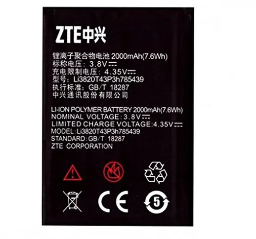 Theoutlettablet® Batterie per ZTE Blade L3 2150 mAh
