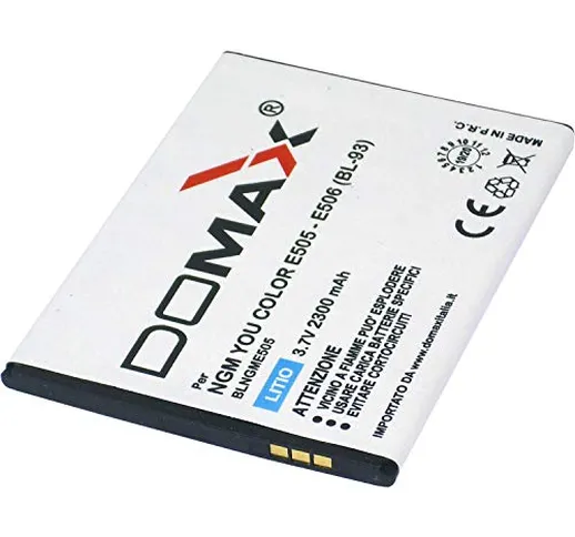 DOMAX Batteria NGM You Color E505-506 - E507 (BL-093) 2300 mAh Alta CAPACITA'