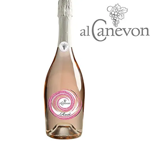 Spumante Rosè ottenuto da Uve 100% Pinot Nero - Al Canevon Vino Rosato Valdobbiadene Venet...