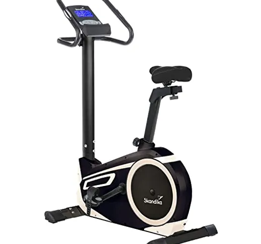 Skandika ergometer Morpheus, Fitness Bike, Cyclette con Bluetooth, Cardiofrequenzimetro, 3...