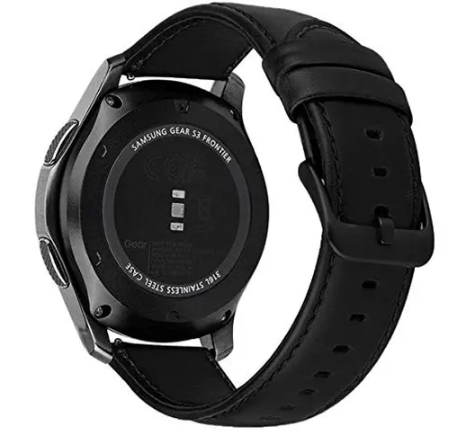 MroTech 22 mm Cinturino S3 Frontier Compatibile per Samsung Galaxy Watch 46mm/Gear S3,Huaw...