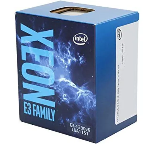 INTEL Processore Xeon E3-1230 v6 (Kaby Lake) Quad-Core 3.5 GHz Socket LGA 1151 Boxato (Dis...