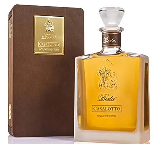 Grappa Berta "Casalotto" con cofanetto legno 0,70 lt.