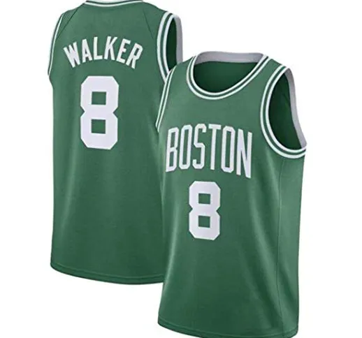 Maglia da Basket da Uomo - Top Senza Maniche Kemba Walker NBA Boston Celtics # 8, T-Shirt...