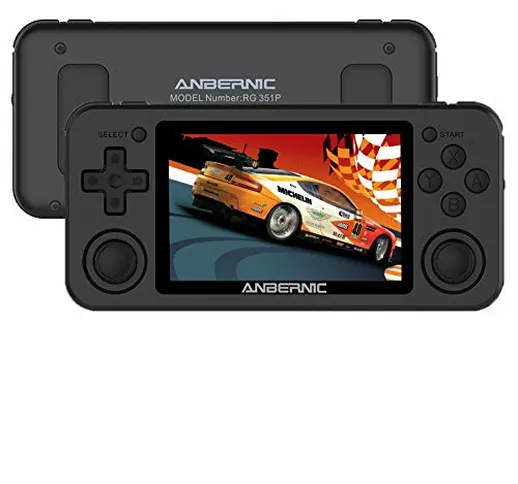 Anbernic RG351P Console di Giochi Portatile, 64GB Console di Giochi Retro 3,5"IPS Opending...