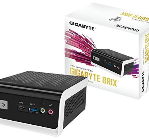 Gigabyte GB-BLCE-4000C N4000 Nero, Bianco PC barebone - PC/Workstation Barebones (BGA 1090...
