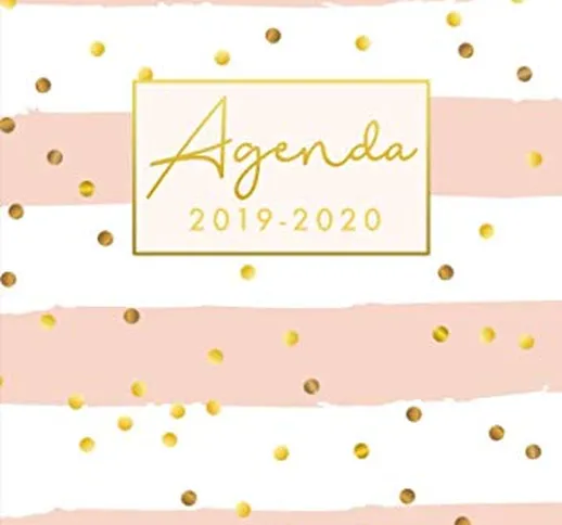 Agenda 2019 2020 italiano: Calendario, Agenda Giornaliera 2019 - 2020 | 18 Mesi | Luglio 2...