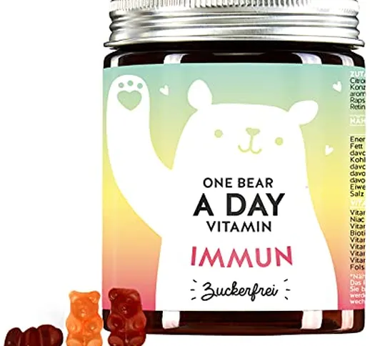BEARS WITH BENEFITS One Bear a Day Immun Boost - Orsetti gommosi Senza Zucchero - Compless...