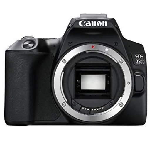 EOS 250D Fotocamera reflex digitale (24, 1 Megapixel, display Vari-Angle da 7,7 cm (3 poll...