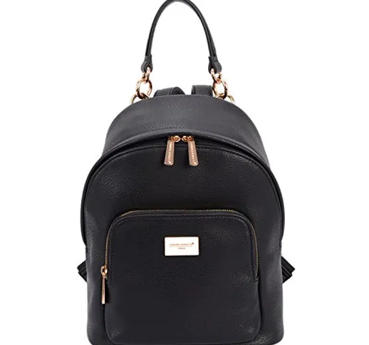 David Jones - Borsa Zainetto Donna - Zaino Piccolo Pelle PU - Daypack Backpack Ragazza - R...