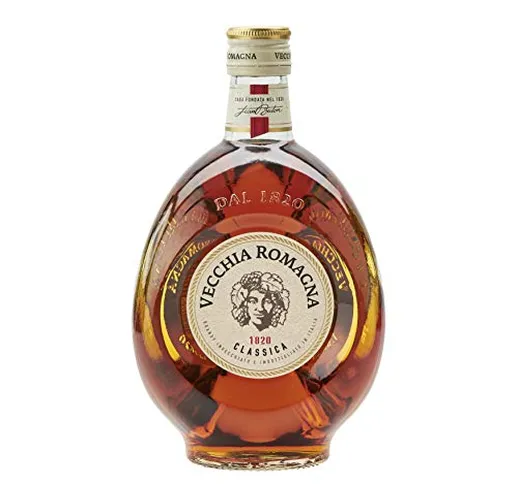 Vecchia Romagna Classica 70cl – Brandy invecchiato in botti di rovere, gusto fresco e deli...