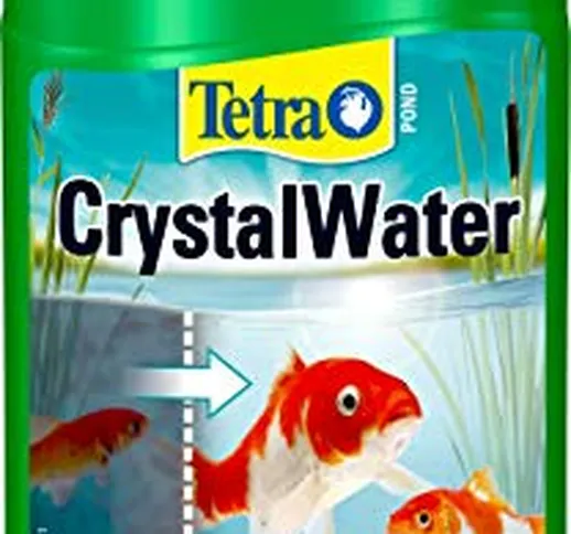 Tetra Pond CrystalWater 250 ml, Rimuove Efficacemente le Particelle di Sporcizia Sospese e...