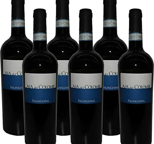 Falanghina del Sannio DOC | Aia Dei Colombi | Confezione 6 Bottiglie da 750 ml | Vino Ital...
