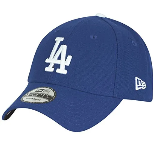 New Era La Dodgers The League 9Forty, Cappellino Uomo, Blu, Taglia Unica