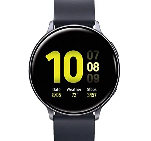 Samsung Galaxy Watch Active2 (cinturino in silicone + lunetta in alluminio) Bluetooth - In...