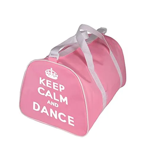 KEEP CALM AND DANZA Borsa Borsone per ballerina in rosa, Rosso, nere o blu - Rosa - Keep C...