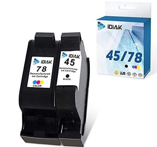 IDIAK Remanufactured 45 78 Compatibili per HP 45 78 per HP Color Copier 180 280 Deskjet 11...