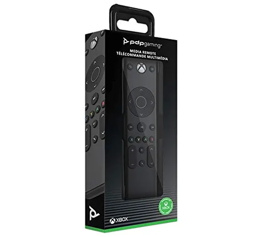 PDP Media Remote - Telecomando multimediale, Per Xbox One & Serie XIS, Nero
