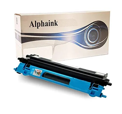 Toner Alphaink Compatibile con Brother TN-135C Colore Ciano per stampanti Brother DCP-9040...