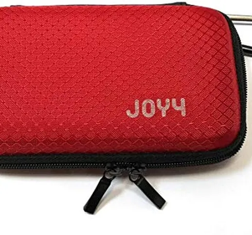 Joy4 Custodia per Hard Disk Esterno HDD 2.5" Cover Antiurto Portatile Case Borsa USB (Ross...