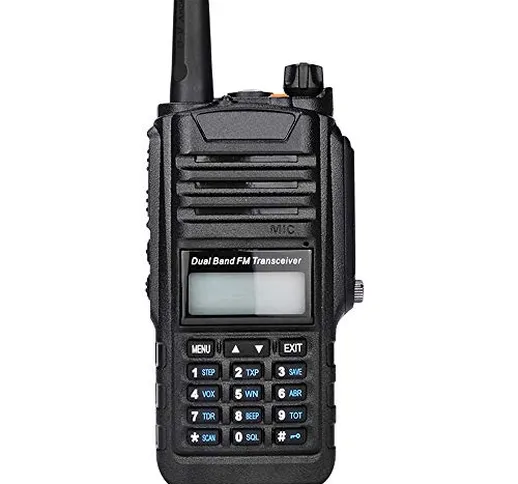Mengshen Waterproof Radio BF-A58, Dustproof Portable Walkie Talkie VHF UHF 136-174/400-520...