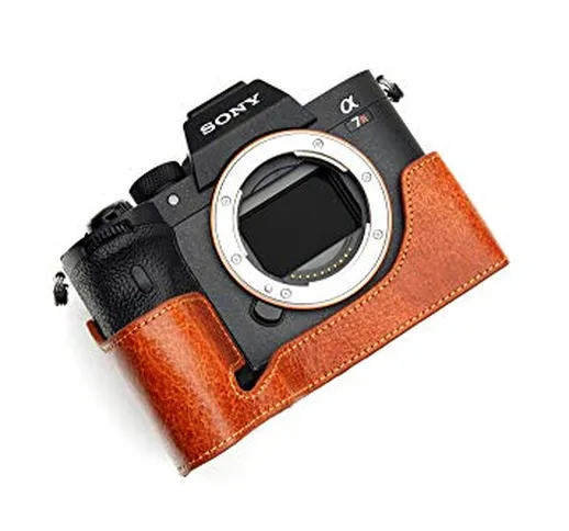 Zakao A7R IV, custodia in vera pelle fatta a mano per fotocamera Sony Alpha A7R IV version...