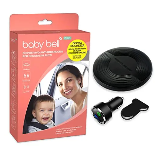 Dispositivo anti abbandono Steelmate Baby Bell Plus | universale 100% auto | espandibile |...