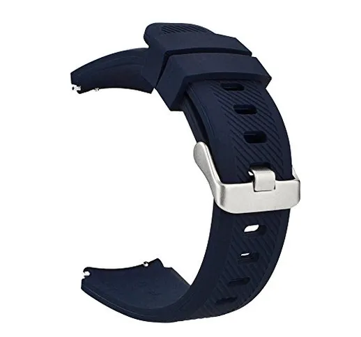 MroTech 22 mm Cinturino di Ricambio Silicone compatibile per Samsung Gear S3 Frontier/Clas...