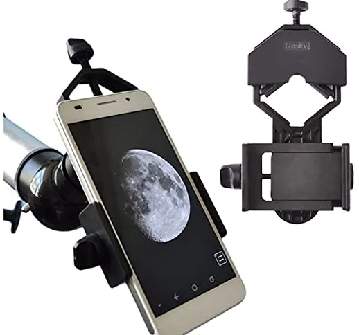 Solomark Metallo Smartphone Adattatore per Telescopio Spotting scope Microscopio Binocular...