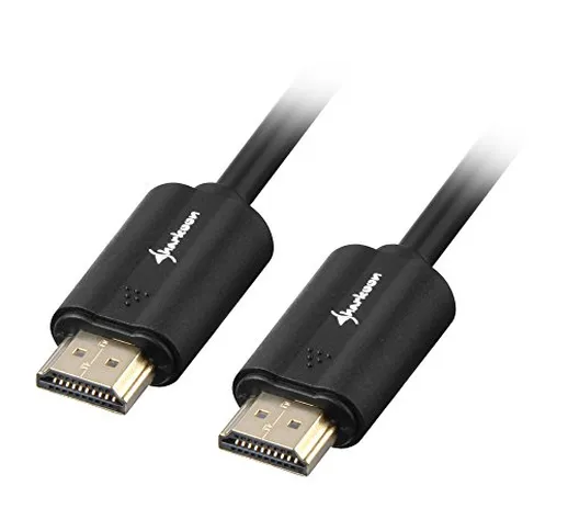 Sharkoon HDMI/HDMI 4K, 1m 1m HDMI HDMI Nero cavo HDMI
