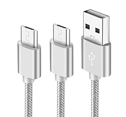 Cavo Caricabatterie Micro Usb Carica Rapida 2M per Huawei P Smart Plus 2019,P9 Lite/P10 Li...