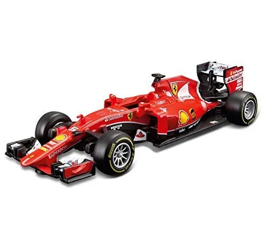 Bburago 18-26801 Collezione Scuderia Ferrari Racing SF15-T, Scala 1:24, Rosso
