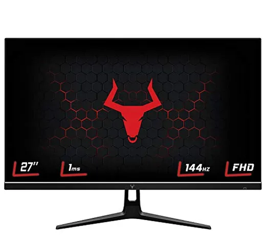 Itek Monitor TAURUS GGF - 27" FLAT, 1920x1080, TN, 144Hz, 16:9, 1ms OD, 2xHDMI, DP, USB, S...