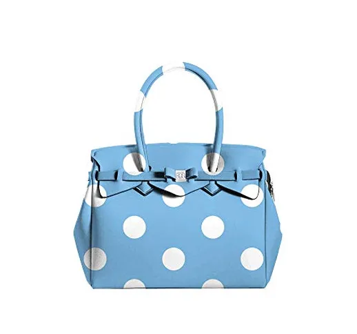 Save My Bag – Borsa a mano da donna – Miss Plus – Pois Blu