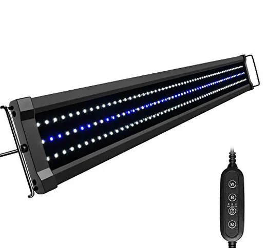 NICREW ClassicLED G2 Lampada Acquario, Plafoniera LED per Acquario, Luce Acquario Impermea...