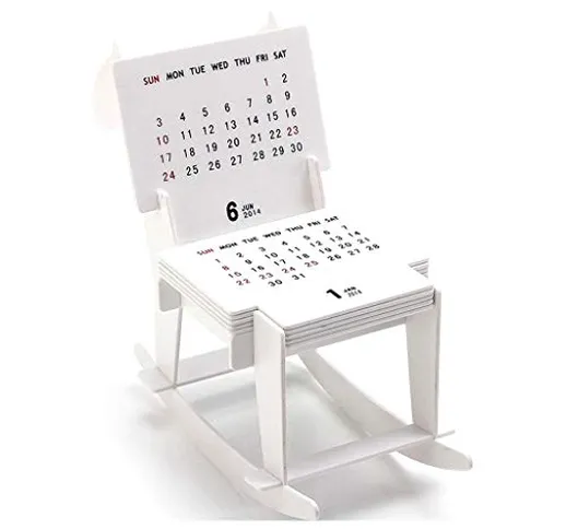 2020 calendario creativo fai da te personalità Trojan Desk Calendar Fun Toy Building Block...
