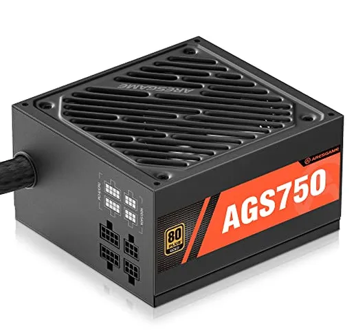 Alimentatore da 750 W 80+ Gold, PSU semi modulare (ARESGAME AGS750)