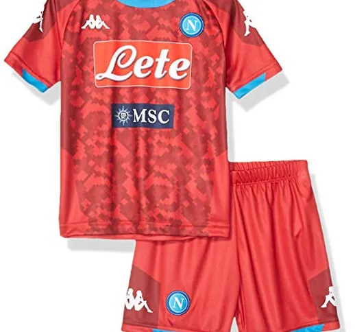 SSC Napoli Kit Gara Portiere Bambino Home 2019/2020