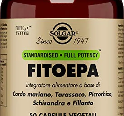 Solgar Fitoepa Integratore alimentare, 50 capsule vegetali