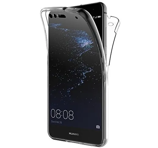 AICEK Cover Huawei P10 Lite, 360° Full Body Cover Huawei P10 Lite Silicone Case Molle di T...
