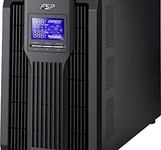 FSP Champ Tower 3k Gruppo di continuità doppio convertitore, (UPS) online, 3000 VA / 2700W...
