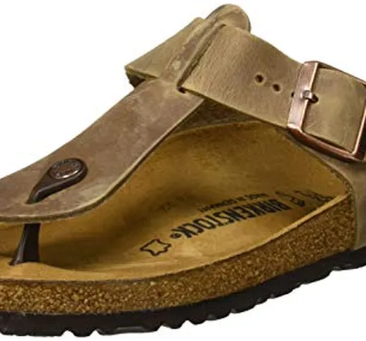 Birkenstock Medina, Infradito Uomo, Marrone (Tabacco Brown Tabacco Brown), 43 EU