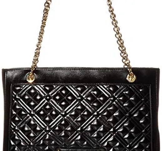 Love Moschino Borsa Quilted Nappa PU, Donna, Nero, Normale