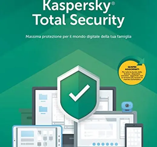 Kaspersky Total Security 2019 3 Dispositivi Codice d'attivazione via posta