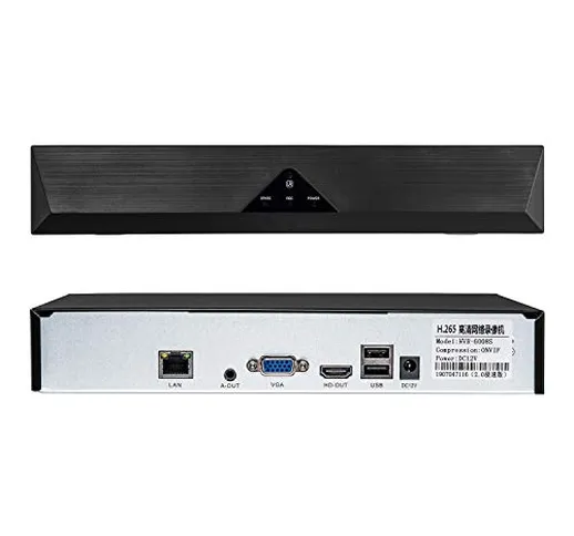 Revotech® - H.265 HD 16 Canali NVR Video HD 5MP 1080P Registratore di Rete HDMI 16 CH CCTV...