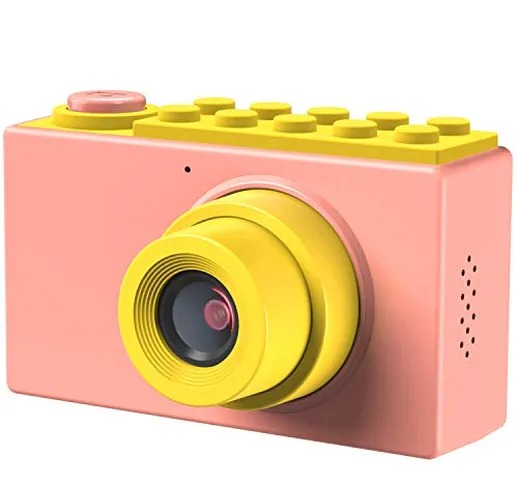 Kriogor Fotocamere Digitali per Bambini, Macchina Fotografica Bambini Videocamera Zoom Dig...