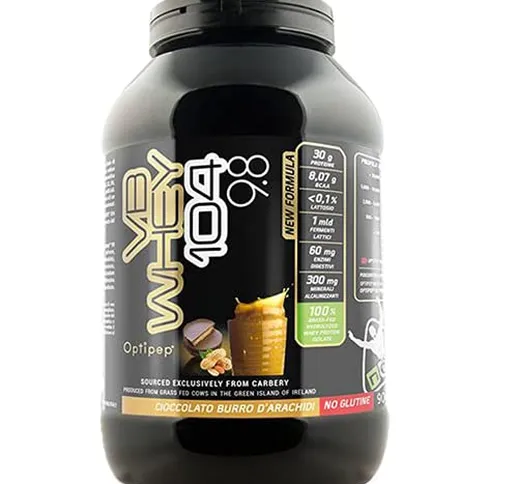 VB WHEY 104 9.8 (1980g) Proteine isolate idrolizzate (GUSTO Cioccolato al Burro d'Arachidi...