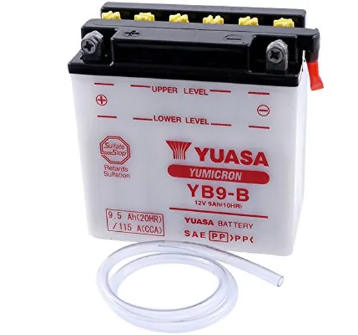 Batteria YUASA - YB9-B per PIAGGIO Liberty 150 ccm anno 00-