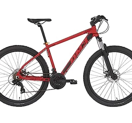 Alpina Bike Monster 21v, Bicicletta Mountain Bike Uomo, Rosso, 29"